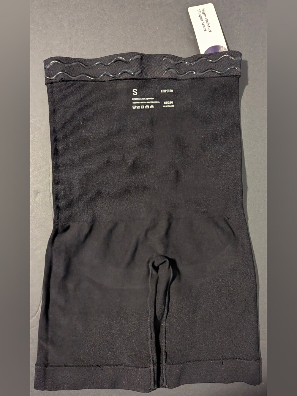Empetua High Waisted Shaper Short Black Size Small NWT